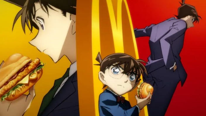 Detective Conan: la verità dei menù McDonald's a tema in speciali spot pubblicitari