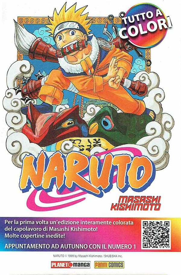 Arriva un'edizione di Naruto tutta a colori!