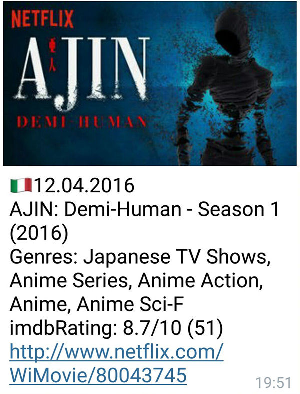 Ajin - annuncio di Netflix