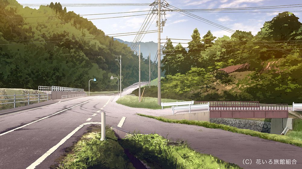 Hanasaku Iroha: La strada vicino al Kissuisō