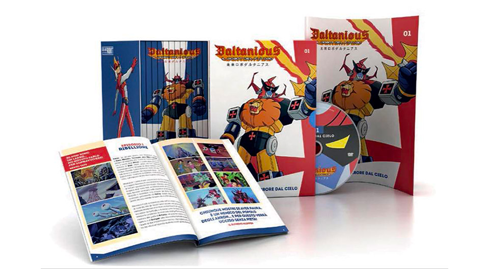 I DVD di Daltanious in edicola con La Gazzetta