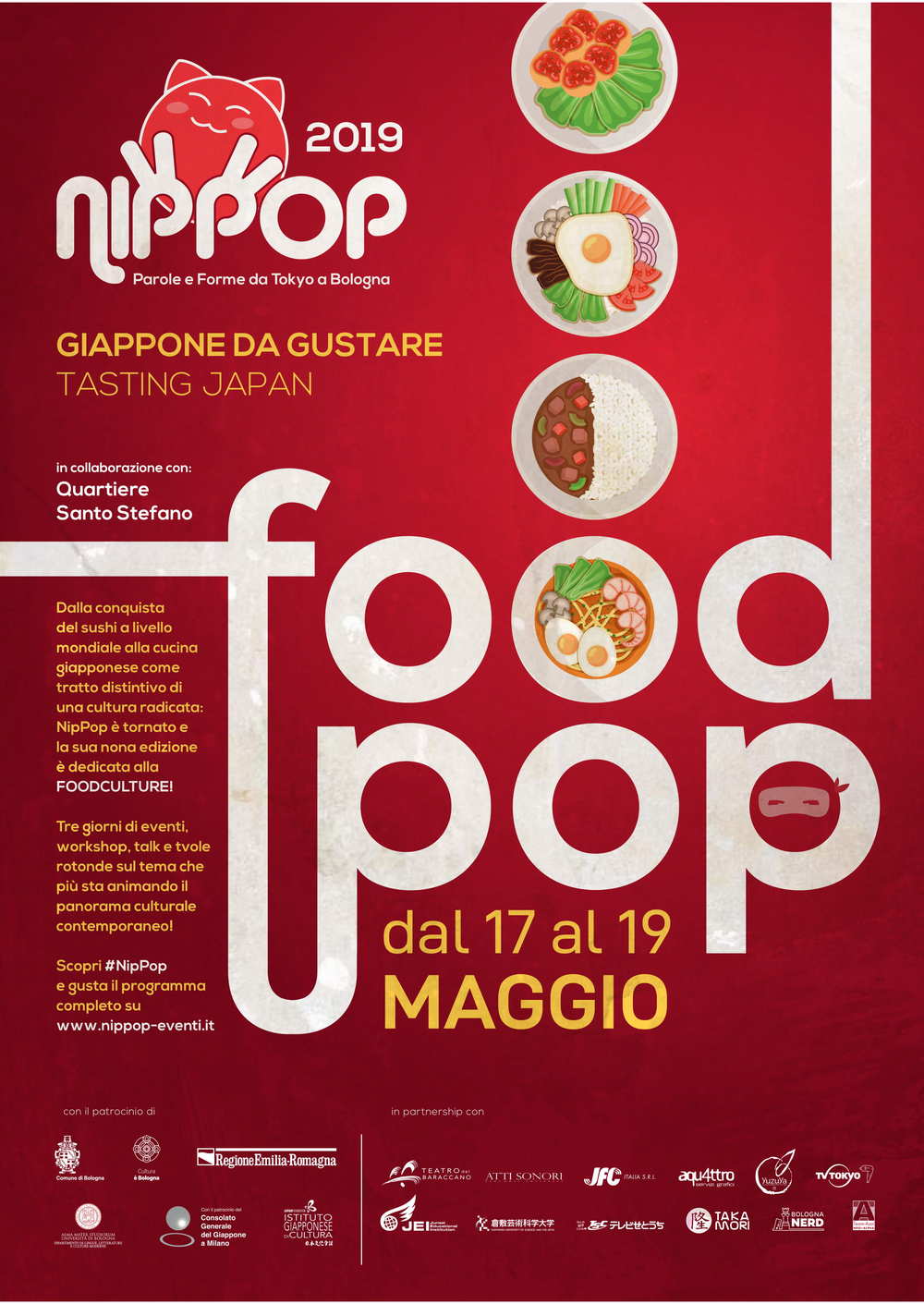 Locandina NipPop 2019 - #FoodPop