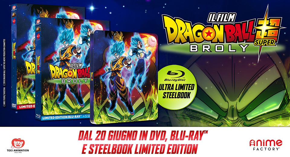 Dragon Ball Super Broly, edizioni italiane