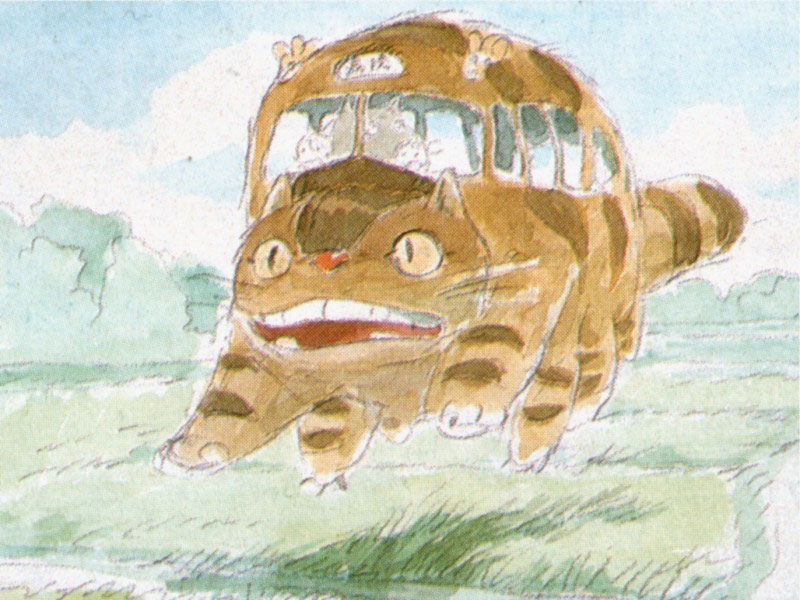 Totoro, bozzetto originale di Hayao Miyazaki