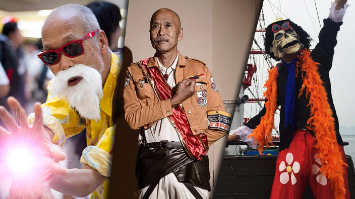 Un uomo giapponese di 66 anni si dà al cosplay: non è mai troppo tardi!