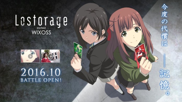 Lostrage incited WIXOSS: il gioco pericoloso ritorna a ottobre