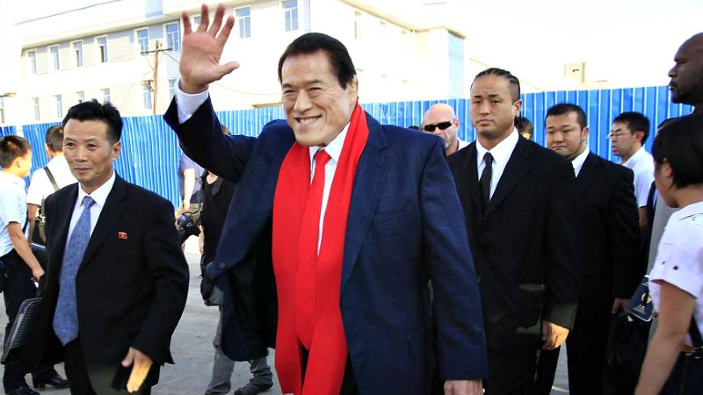 Antonio Inoki in Corea del Nord: la diplomazia si avvale del famoso ex wrestler