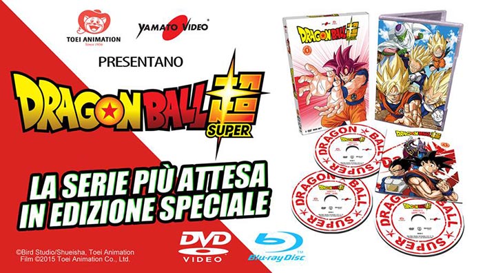 Yamato Video annuncia Dragon Ball Super, anche in Blu-ray