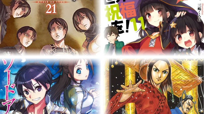 Manga e Light Novel, i top delle vendite in Giappone nel 2017