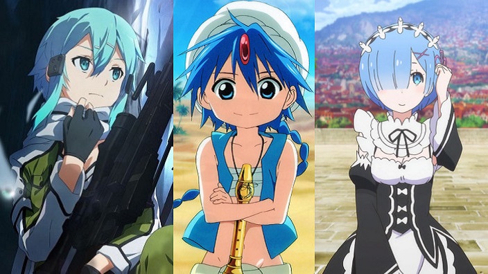 I personaggi con i capelli blu più attraenti degli anime secondo Charapedia