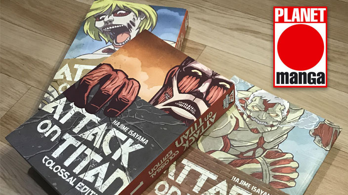 Planet Manga: Colossal Edition de L'attacco dei giganti e altri annunci per il 2019