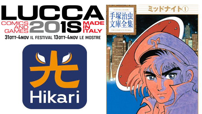 Lucca 2018: Hikari annuncia Midnight di Osamu Tezuka e discute del mercato italiano