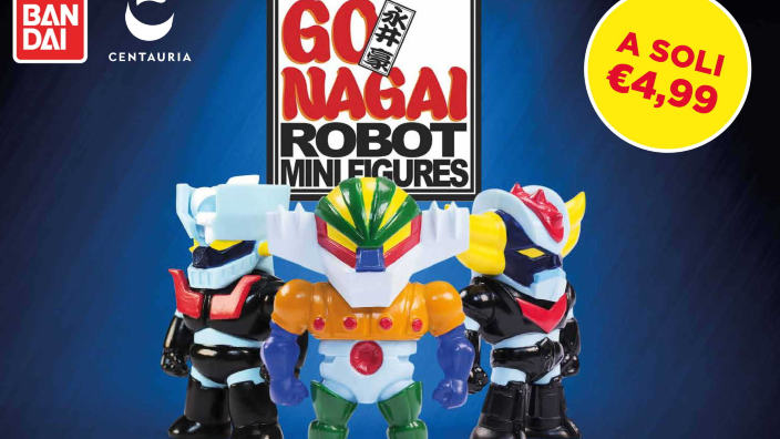 I Robot di Go Nagai atterrano nelle edicole italiane in versione miniaturizzata