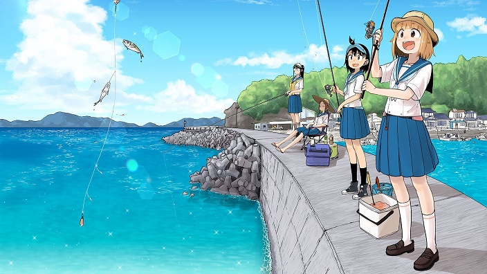 Hōkago Teibō Nisshi: trailer per le ragazze del club di pesca