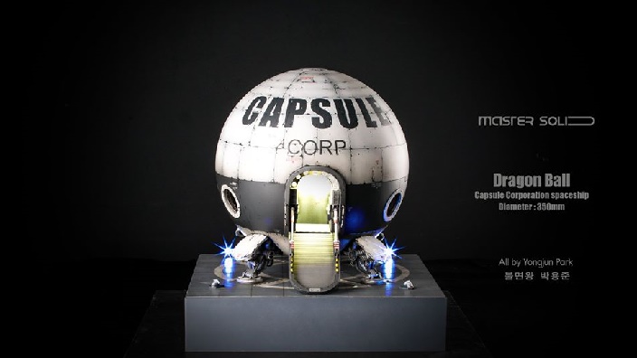 Dragon Ball: riprodotta la navicella spaziale della Capsule Corp.