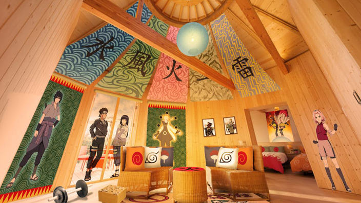 Naruto: aperta una stanza a tema nell'hotel Grand Chariot in Giappone