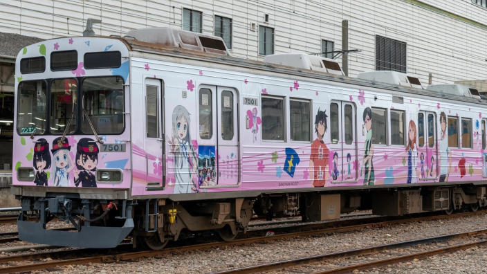 AnoHana: a Chichibu i treni saranno a tema per festeggiare l'anniversario