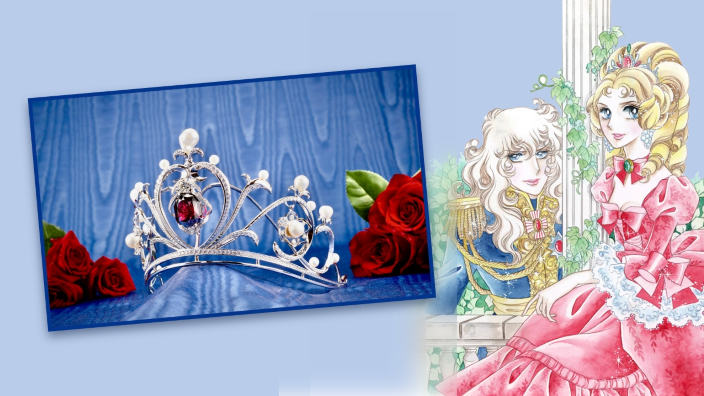 Lady Oscar: una tiara per Maria Antonietta ricreata da maestri della gioielleria