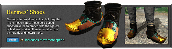 Final Fantasy XIV News 6 - Hermes Shoes