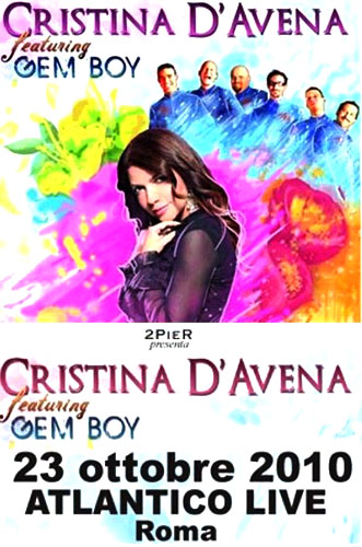 Gem Boy e Cristina D'Avena a Roma