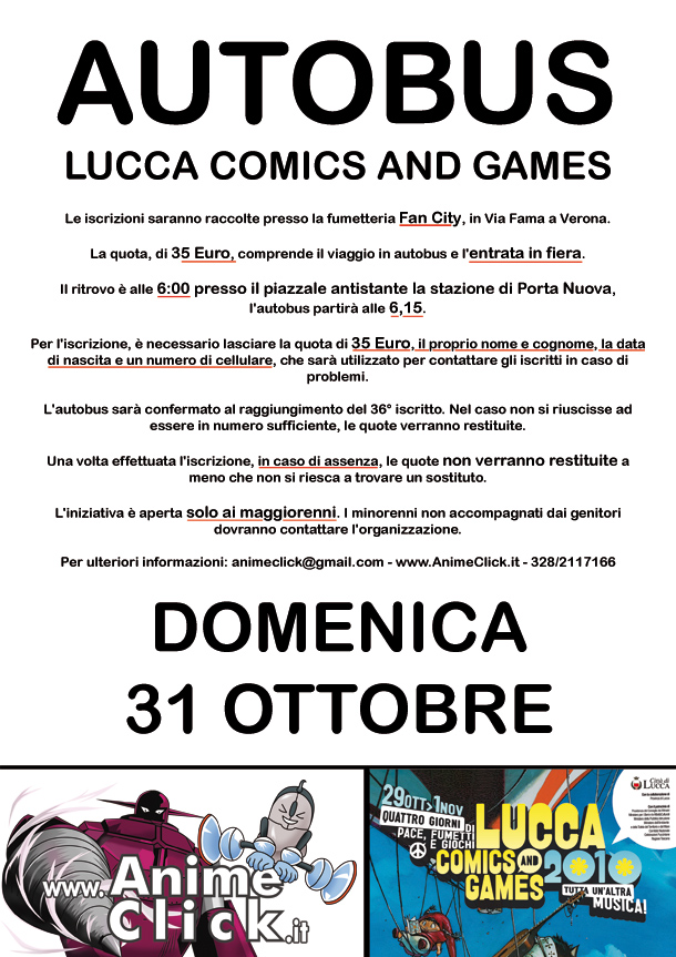 Locandina Autobus Lucca 2010 Locandina Autobus Lucca 2010