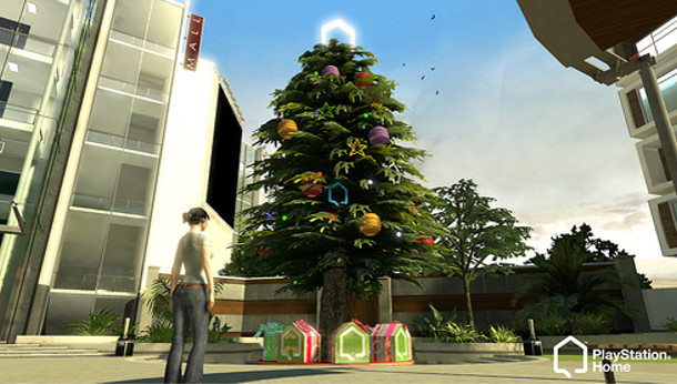 Natale su Playstation Home - L'Albero