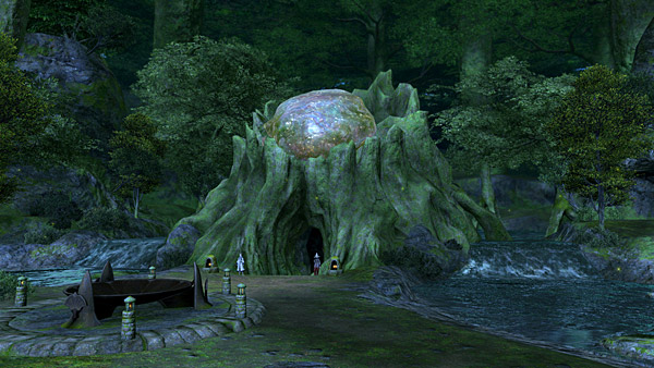 Final Fantasy XIV - City 03 - Gridania Landmark 02 - Nophica’s Altar