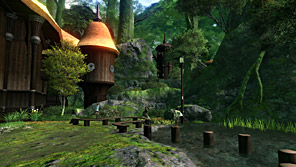 Final Fantasy XIV - City 03 - Gridania Landmark 03 - Acorn Orchard 02