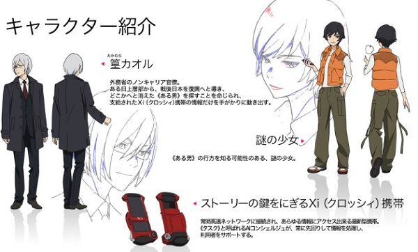 Xi AVANT - character design Xi AVANT - character design