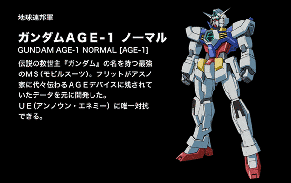 Gundam Age 1 Normal