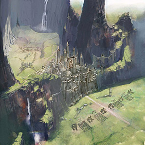 Final Fantasy XIV News 2.0 - 24 - New Area Map Artwork 12 - Ancient Ruins (PvP Frontlines)