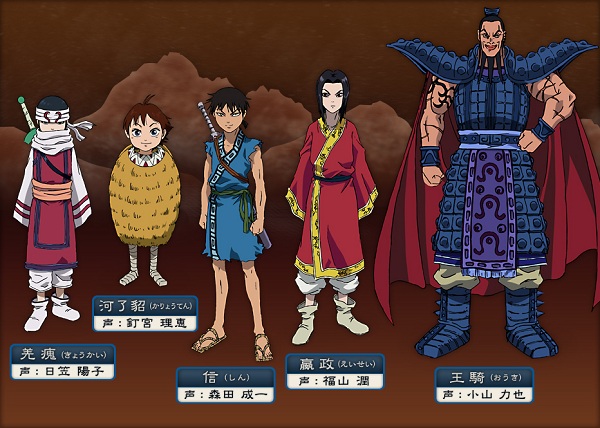 Kingdom - character chart Kingdom - character chart