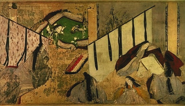 Manga vs Books - Genji picture scrolls Manga vs Books - Genji picture scrolls