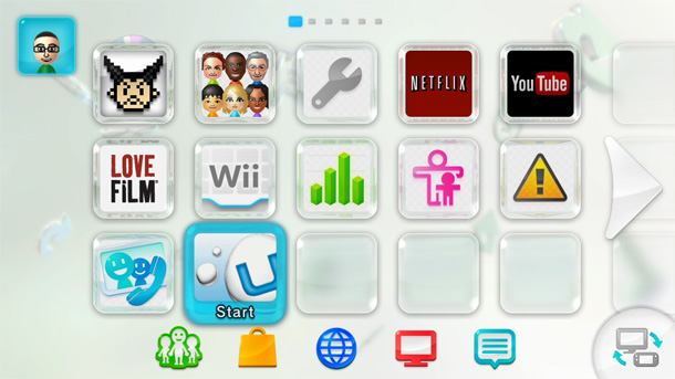Wii U menu