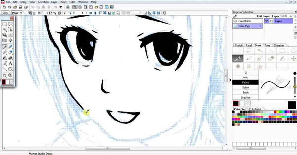 Manga Studio Debut Inchiostrazione