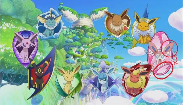 Pokemon Movie 16 Eevee Trasforming Pokemon Movie 16 Eevee Trasforming
