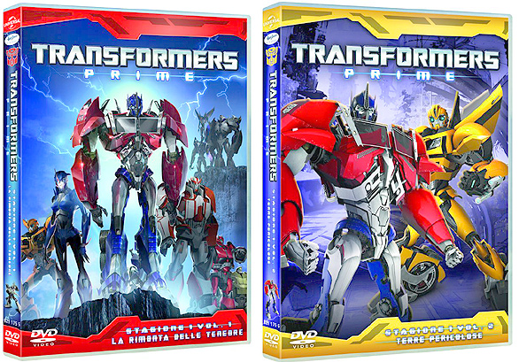 DVD italiani di Transformers Prime DVD italiani di Transformers Prime