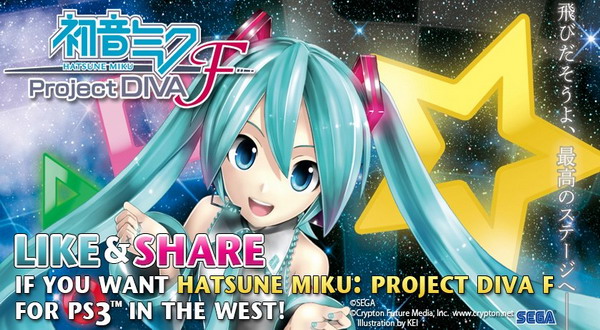 Hatsune Miku Project Diva F facebook