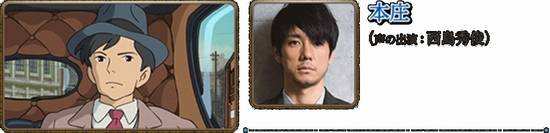 Kaze Tachinu - Cast: Nishijima