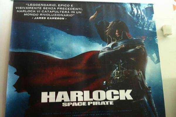 Capitan Harlock Poster Lucky Red 2014 Capitan Harlock Poster Lucky Red 2014