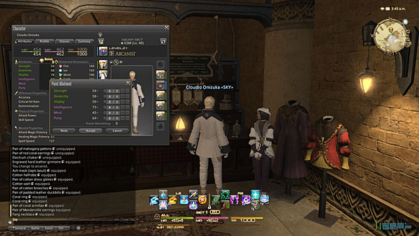 Final Fantasy XIV Online - A Realm Reborn Review - Recensione - 038 - Attribute Points