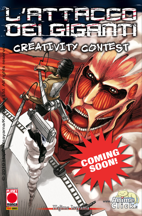 L'attacco dei giganti Creativity Contest Coming Soon