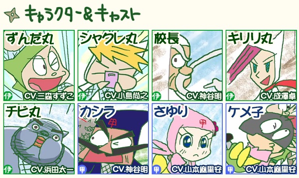 Hana no Zundamaru - chara Hana no Zundamaru - chara