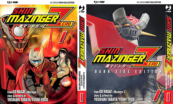 Shin Mazinger Zero volume 1 J-Pop, standard e variant