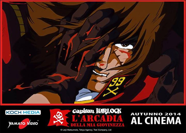 Capitan Harlock – L'Arcadia della mia giovinezza, al cinema