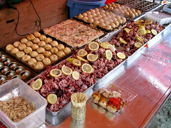 street food takoyaki