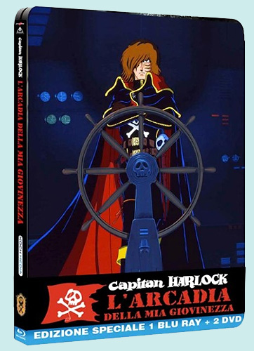 Capitan Harlock - L'Arcadia della mia giovinezza in Blu-ray Yamato Video Capitan Harlock - L'Arcadia della mia giovinezza in Blu-ray Yamato Video