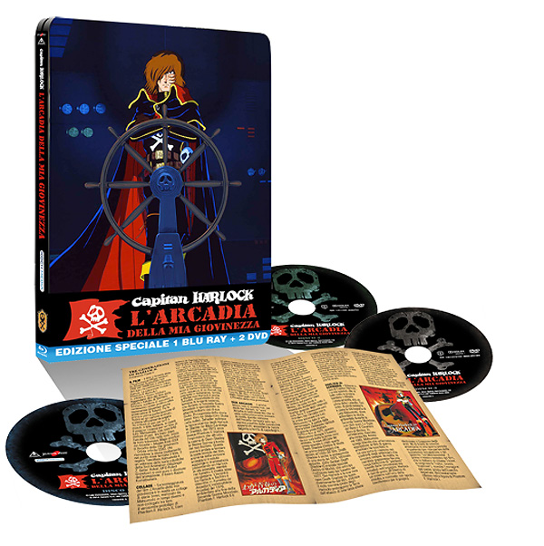 Capitan Harlock - L'Arcadia della mia giovinezza, edizione speciale 1 Blu-ray + 2 DVD Capitan Harlock - L'Arcadia della mia giovinezza, edizione speciale 1 Blu-ray + 2 DVD