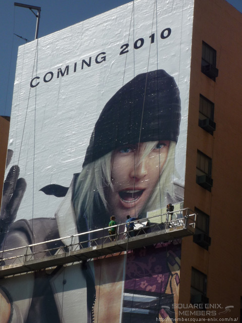 Locandina oversize di Final Fantasy XIII a L.A