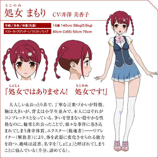 Valkyrie Drive Project chara: Mamori Tokonome